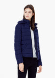 DETACHABLE HOOD QUILTED COAT