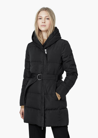 BELT QUILTED COAT